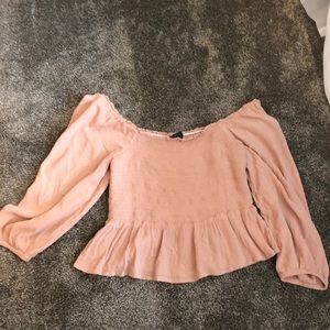 American Eagle off the shoulder shirt